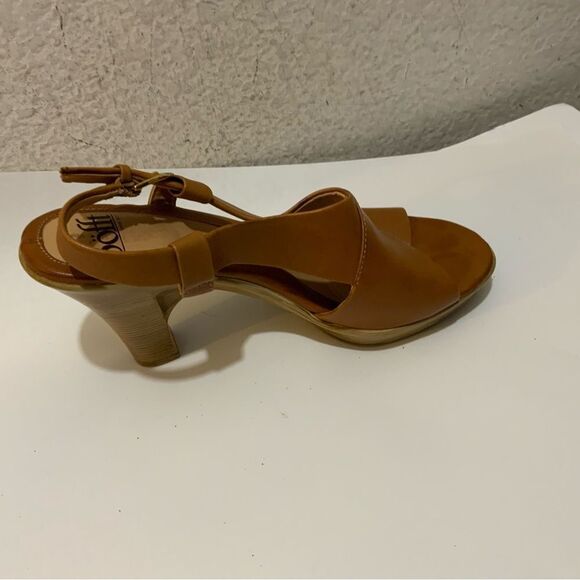 Sofft Womens Sandals Size 6.5 Open Toe Slingback Career Comfort Shoes Heels Tan - Picture 5 of 13